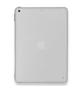 iPad Air 3 10.5 inc Uyumlu Montreal Seri Silikon Tablet Kılıfı (Beyaz)