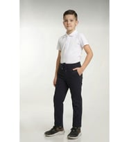 Çocuk Rıbana Bel LACİ Canvas Okul Pantolonu (OKULA DÖNÜŞ)