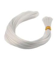 Açık Gri Renkli Sentetik Boğum Saç - 1Kg