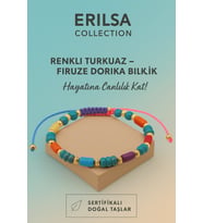 Sertifikalı RenkliDorika  Firuze Turkuaz Taşı Bileklik – Pozitif Enerjini Hisset, Ruhunu Parla (Çok Renkli)