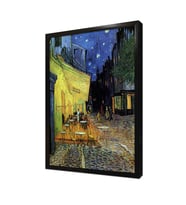 Gece Cafe Terrace Van Gogh Çerçeveli Mdf Tablo