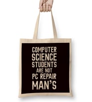 Computer Science Student Coder Developer Programmer Software Bez Çanta Uzun Saplı