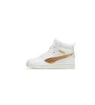 Puma Rebound v6 Metallic Dream 397474 01 Kadın Sneaker Ayakkabı Beyaz Altın 36-40 (Beyaz-Altın)