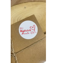 Bu Mutluluk Senin İçin Yuvarlak Yapışkanlı Etiket 4x4 cm 120 Adet