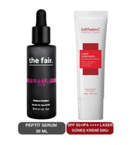 the fair. Yaşlanma Karşıtı Peptit Serum Ve Güneş Kremi Set