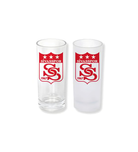 Ghostbastır Design Sivasspor Buzlu / Buzsuz Seçenekli Rakı Bardağı – 1 Adet Şık Sunum Bardağı 090