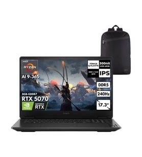 HP Omen 17-DB1020NT Ryzen Aı 9-365 32-Gbddr5 1 Tbssd RTX5070 (8gb-Gddr7) 17.3" Qhd 240Hz Freedos + Zg Sırt Çantası CD5N0EAZG1