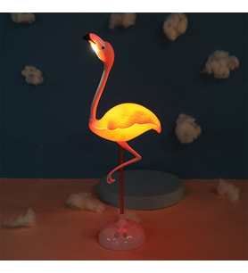 Led Işıklı Şarjlı Usb'li Flamingo Dekoratif Gece Lambası
