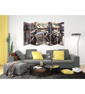 MOTOR KIZ DİGİTAL ART MDF TABLO-1292 MODEL-B