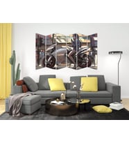 MOTOR KIZ DİGİTAL ART MDF TABLO-1292 MODEL-B
