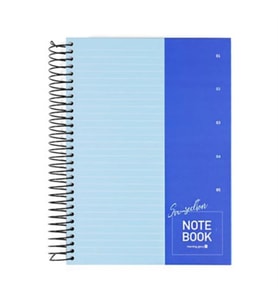 Morning Glory 10000 Çizgili Defter 26x19 cm Mavi 11131-88964