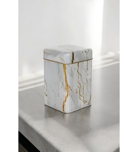 Kare Metal Saklama Kabı 11x11 Cm