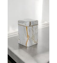 Kare Metal Saklama Kabı 11x11 Cm