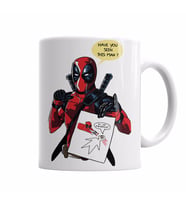 Deadpool Marvel Francis Kupa Bardak Porselen