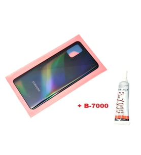 Tkgz Samsung Galaxy A51 A515 Arka Pil kapağı (B-7000) SİYAH