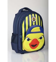 Lisanslı Fenerbahçe Yellow Collection 3D Baskılı Büyük Boy Okul Çantası