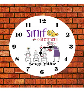 Sınıf Öğretmeni Kişiye Özel Saat