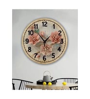 bilge Tasarım retro Duvar Saati 35 x 35 CM (Karışık)