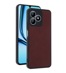 Realme Note 50 4g Kılıf Aras Deri Kapak - Bordo