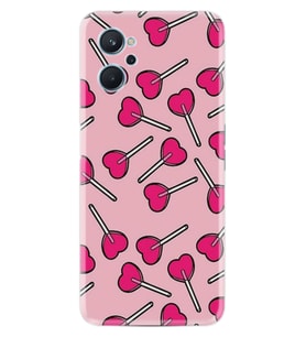 9i Kılıf Resimli Desenli Baskılı Silikon Heart Lollipop 1414