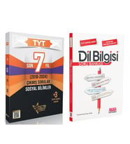 Liderler Karması TYT Sosyal Bilimler Çıkmış Sorular Son 7 Yıl ve AKM Dil Bilgisi Soru Bankası Seti 2 Kitap