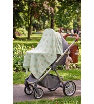 Müslin Bebek Battaniyesi 80x90 cm %100 Doğal Pamuklu Nefes Alabilen