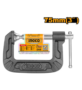 Ingco HGC0103 3"/75mm Endüstriyel G Tip İşkence (Siyah)