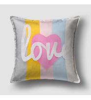 Love Temalı Yastık -5