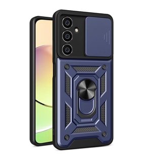 Newface Samsung Galaxy A25 5G Kılıf Pars Lens Yüzüklü Silikon - Lacivert