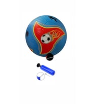 Kauçuk Soft Futbol Topu A Kalite Tüm Sahalara Uygun Şişirme Pompası