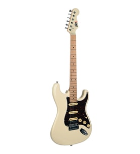 DMX Guitars DEG100 HSS OW Elektro Gitar (Olympic White)