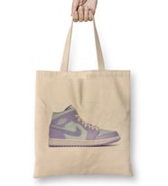 Jordan 1 Mid Purple Aqua Bez Çanta Uzun Saplı
