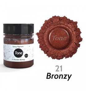 Resinin Tone Powder Bronzy Epoksi Toz Sedef Renk Pigmenti 100 ml