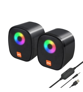 Jwin RGB-24 2'li USB Hoparlör (Siyah)
