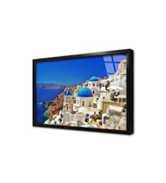 Oia Çerçeveli Cam Tablo