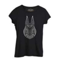 Anubis Siyah Kadın Tshirt