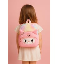 Sevimli Karikatür Kuromi Sanrio Kawai Peluş Sırt Çantası (Çok Renkli-Renksız)