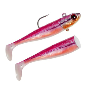 Seabor Deep Fake 17cm 150gr 2+1 Off Shore Silikon Yem Pink UV