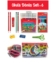 Kırtasiye Seti Tarz Cool Unicorn Pembe Kalem Kutulu 11 Parça Okula Dönüş Set:6