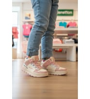 United Colors Of Benetton Pembe Bilek Boy Hafif Bağcıklı Kız Çocuk Spor Ayakkabı BN-12038 P