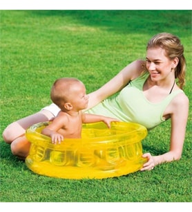 Bestway 51112 (3) Bölmeli Bebek Havuzu 64x25cm Sarı
