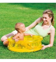 Bestway 51112 (3) Bölmeli Bebek Havuzu 64x25cm Sarı