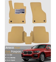 BMW X4 F26 (2014-2019) Uyumlu EVA Paspas Tam Set–Araca Özel,Su Geçirmez,Hızlı ve Kolay Montaj