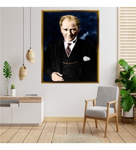 ÇERÇEVELİ ATATÜRK TABLO S150