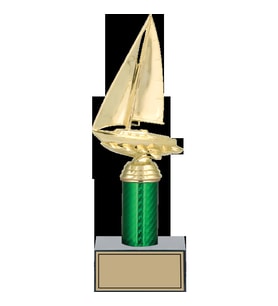 ODAK KUPA - Figürlü Kupalar - Yelken Figürlü Kupalar FG-006 C - 28 cm