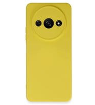 Redmi A3 4G Kılıf Nano içi Kadife Silikon - Sarı