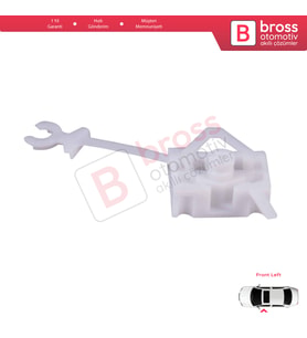 Iveco EuroBus Fiat Panda MK3 169 2003-2012 46803652 İçin Elektrikli Ön Sol Cam Kriko Tamir Klipsi
