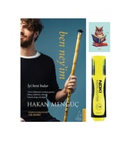 Ben Neyim - Hakan Mengüç - Destek Yayınları 9786053113577 Sarı Fosforlu Kalem - Not Defterli Seti
