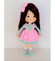 Renk Bebek Amigurumi Organik Oyuncak