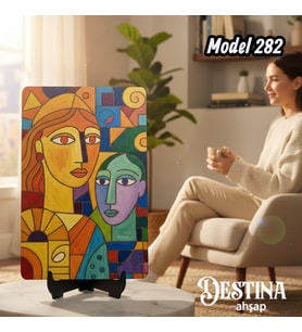 Destina Ahşap Mandala Boyama Seti- Ahşap Boyama- Model 282